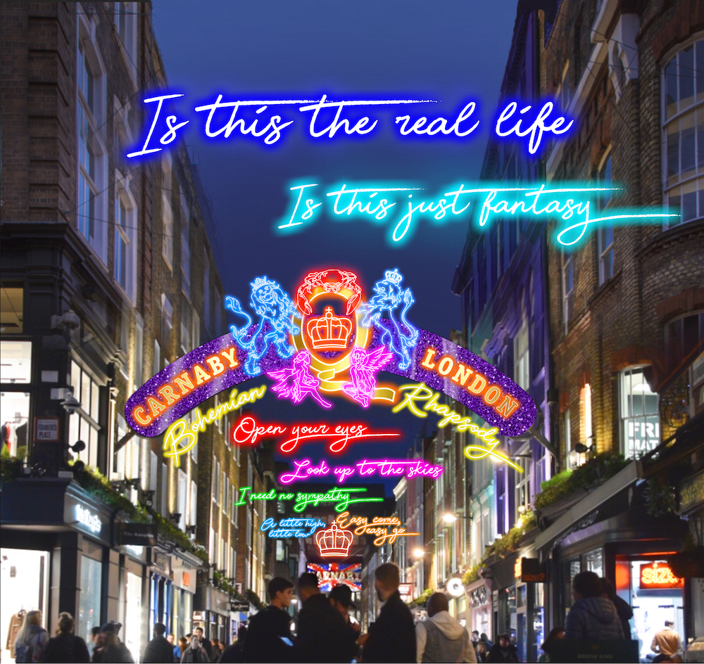 Image result for EXCLUSIVE QUEEN EXPERIENCE CELEBRATING âBOHEMIAN RHAPSODYâ LAUNCHES IN CARNABY